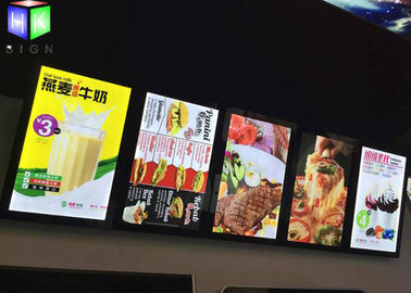Κίνα Πλαίσιο κραμάτων αργιλίου Backlight πινάκων επιλογών εστιατορίων των οδηγήσεων Lightbox επιλογών προμηθευτής