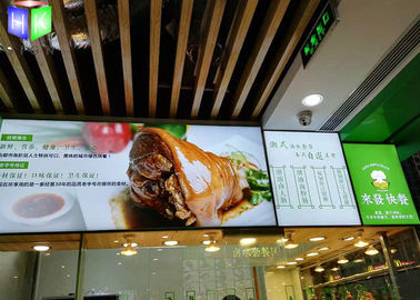 Κίνα Το ελαφρύ κιβώτιο επιλογών εστιατορίων LIT ακρών Frameless φώτισε το αιφνιδιαστικό πλαίσιο σημαδιών επιλογών προμηθευτής