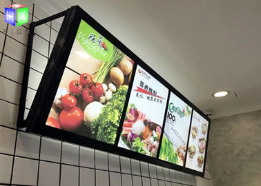 Κίνα Πίνακας επιλογών των οδηγήσεων γρήγορου φαγητού, τοποθετημένο τοίχος λεπτό πλαίσιο αργιλίου πινάκων επιλογών κιβωτίων A2 ελαφρύ προμηθευτής