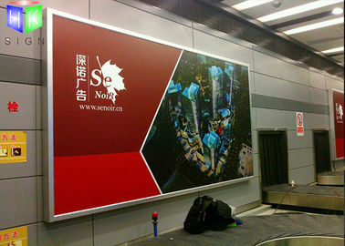Κίνα Αργίλιο που διαφημίζει τα πλαίσια εικόνων Lightbox Frameless για το σιδηροδρομικό σταθμό προμηθευτής